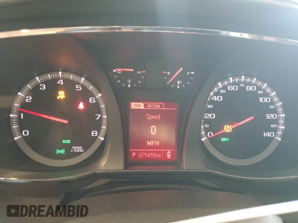2014 GMC Terrain SLE with VIN 2GKFLVEK5E6103944, listed as a Copart auction lot 81056684 with 75,459 mi miles and Salvage Title. Bid and sale history available at carsss.com. Image 9.