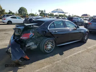 2018 Mercedes-Benz E-Class AMG E 63 S with VIN WDDZF8KB3JA363915, listed as a Copart auction lot 69829654 with 19,485 mi miles and Salvage Title. Bid and sale history available at carsss.com. Image 3.