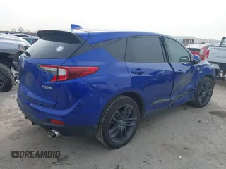 2021 Acura RDX w/A-Spec Package with VIN 5J8TC1H63ML012622, listed as a IAAI auction lot 41737892 with 58,087 mi miles. Bid and sale history available at carsss.com. Image 4.