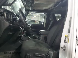 2022 Jeep Wrangler Unlimited Willys with VIN 1C4HJXDM7NW244562, listed as a Copart auction lot 79667744 with 47,157 mi miles and Salvage Title. Bid and sale history available at DreamBid. Image 7.
