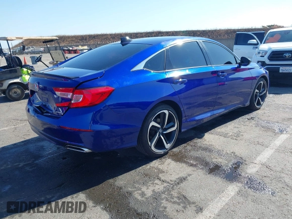 2021 Honda Accord Sport with VIN 1HGCV2F35MA007796, listed as a IAAI auction lot 42626967 with 44,168 mi miles and . Bid and sale history available at DreamBid. Image 4.