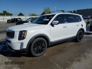 2021 Kia Telluride SX with VIN 5XYP5DHC9MG134835, listed as a Copart auction lot 54540655 with 64,583 mi miles and Salvage Title. Bid and sale history available at carsss.com. Image 1.