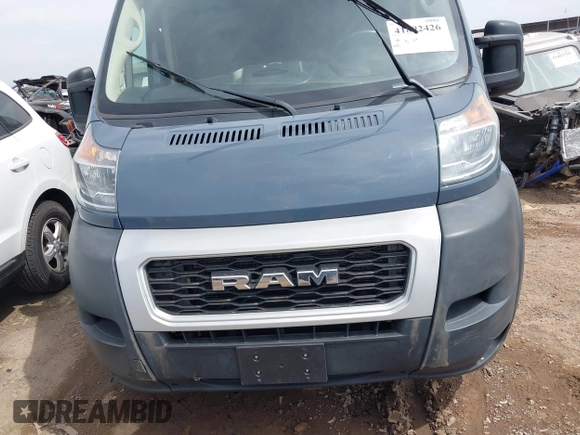2020 Ram ProMaster Cargo with VIN 3C6URVJGXLE108421, listed as a IAAI auction lot 41892426 with 133,169 mi miles. Bid and sale history available at carsss.com. Image 6.