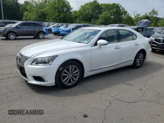 2015 Lexus LS 460 z VIN JTHCL5EF2F5024079, wystawiony jako Copart lot #66232615 z przebiegiem 80 781 mil mil oraz Szkoda całkowita • Salvage title. Historia ofert i sprzedaży dostępna na DreamBid. Obrazek 1.