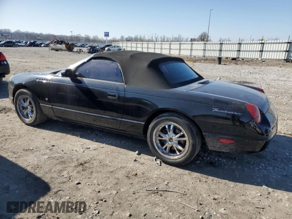 2004 Ford Thunderbird Deluxe z VIN 1FAHP60A24Y101788, wystawiony jako Copart lot #48224125 z przebiegiem 53 383 mil mil oraz Szkoda całkowita • Salvage title. Historia ofert i sprzedaży dostępna na DreamBid. Obrazek 2.