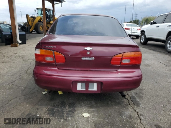 1998 Chevrolet Prizm Lsi with VIN 1Y1SK5287WZ416274, listed as a Copart auction lot 54705335 with 103,304 mi miles and Salvage Title. Bid and sale history available at carsss.com. Image 6.