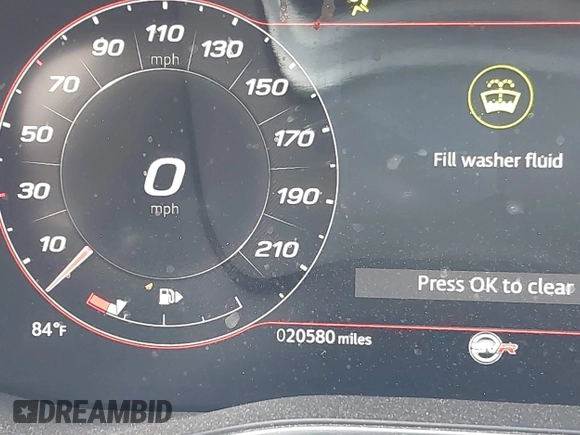 2022 Jaguar F-Pace SVR z VIN SADCZ2EE0NA702862, wystawiony jako IAAI lot #42129192 z przebiegiem 20 580 mil mil oraz . Historia ofert i sprzedaży dostępna na DreamBid. Obrazek 16.