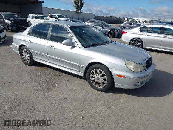 2003 Hyundai Sonata GLS with VIN KMHWF35H93A897855, listed as a IAAI auction lot 41527610 with 122,010 mi miles. Bid and sale history available at carsss.com. Image 1.