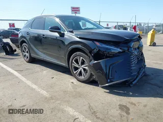 2023 Lexus RX with VIN 2T2BBMCA0PC017018, listed as a IAAI auction lot 41985308 with 21,982 mi miles. Bid and sale history available at carsss.com. Image 1.