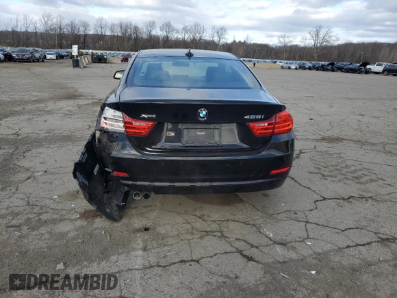 2016 BMW 4 Series 428i xDrive with VIN WBA3N9C56GK249540, listed as a Copart auction lot 88231045 with 90,207 mi miles and Salvage Title. Bid and sale history available at carsss.com. Image 6.