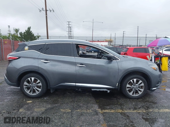2018 Nissan Murano SV with VIN 5N1AZ2MG7JN157697, listed as a IAAI auction lot 42190907 with 79,615 mi miles and . Bid and sale history available at carsss.com. Image 13.