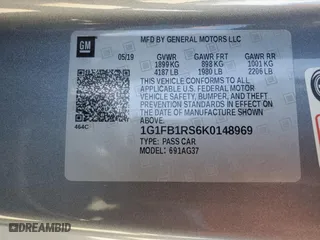 2019 Chevrolet Camaro 1LT with VIN 1G1FB1RS6K0148969, listed as a Copart auction lot 46408145 with 63,887 mi miles and Clean Title. Bid and sale history available at carsss.com. Image 13.