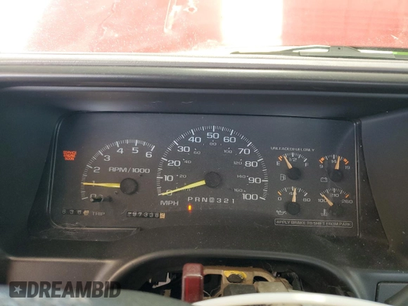 1997 Chevrolet Silverado 1500 with VIN 1GCEK19R1VE137711, listed as a Copart auction lot 50542465 with 297,338 mi miles and Salvage Title. Bid and sale history available at DreamBid. Image 9.
