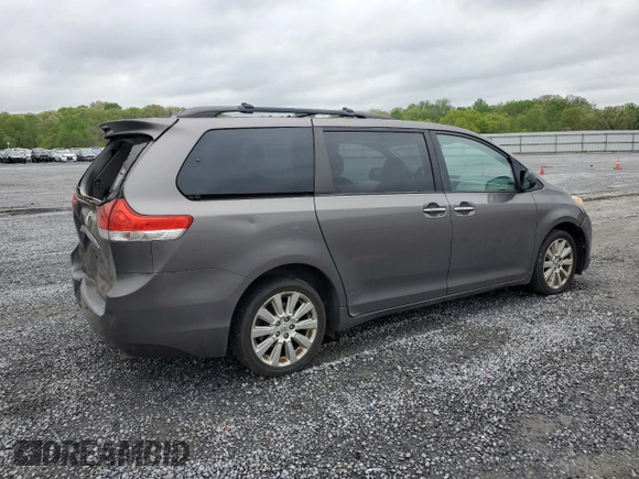 2011 Toyota Sienna XLE AAS with VIN 5TDYK3DC9BS048275, listed as a Copart auction lot 51828755 with 290,413 mi miles and Salvage Title. Bid and sale history available at DreamBid. Image 3.