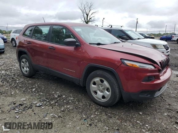 2015 Jeep Cherokee Sport z VIN 1C4PJMAB7FW660058, wystawiony jako Copart lot #56705715 z przebiegiem 87 700 mil mil oraz Szkoda całkowita • Salvage title. Historia ofert i sprzedaży dostępna na DreamBid. Obrazek 4.