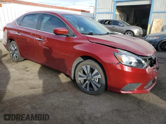 2019 Nissan Sentra SV with VIN 3N1AB7AP9KY349883, listed as a Copart auction lot 41337605 with 82,963 mi miles and Salvage Title. Bid and sale history available at DreamBid. Image 4.