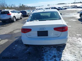 2013 Audi A4 Premium Plus with VIN WAUFFAFL9DN022682, listed as a IAAI auction lot 41605430 with 104,363 mi miles. Bid and sale history available at carsss.com. Image 15.