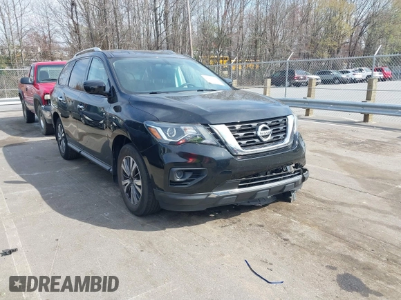 2017 Nissan Pathfinder SL with VIN 5N1DR2MM2HC694597, listed as a IAAI auction lot 41843269 with 115,583 mi miles. Bid and sale history available at carsss.com. Image 1.