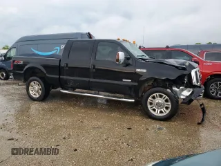2006 Ford F-350 XL with VIN 1FTWW31PX6EC60309, listed as a Copart auction lot 55087655 with 245,450 mi miles and Salvage Title. Bid and sale history available at DreamBid. Image 4.