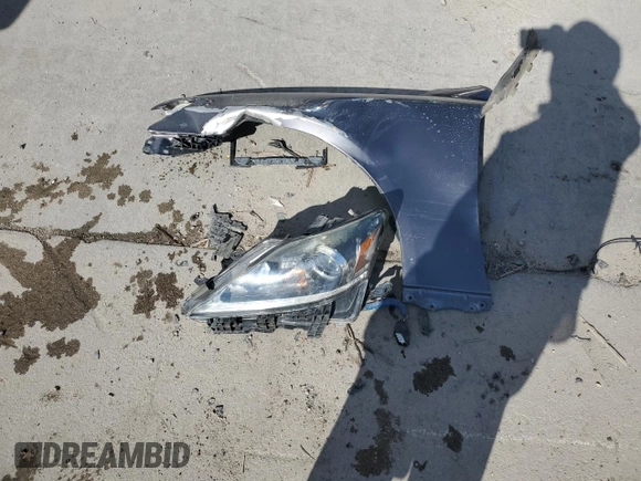 2012 Lexus IS 250 with VIN JTHCF5C29C5056580, listed as a Copart auction lot 47550255 with 116,140 mi miles and Salvage Title. Bid and sale history available at DreamBid. Image 12.