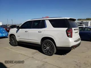 2023 Chevrolet Tahoe Premier with VIN 1GNSCSKD6PR119132, listed as a Copart auction lot 74594664 with 27,716 mi miles and Salvage title. Bid and sale history available at DreamBid. Image 2.