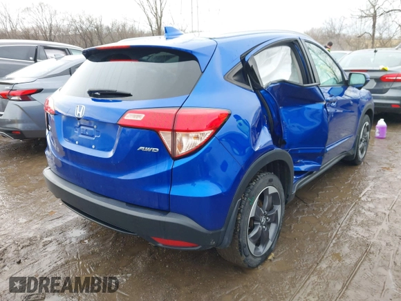 2018 Honda HR-V EX-L Navi with VIN 3CZRU6H79JM710359, listed as a IAAI auction lot 41656637 with 152,063 mi miles. Bid and sale history available at carsss.com. Image 4.