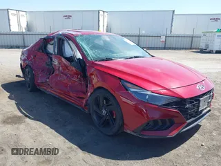 2021 Hyundai Elantra N Line z VIN KMHLR4AF7MU147407, wystawiony jako IAAI lot #42313077 z przebiegiem 124 298 mil mil oraz . Historia ofert i sprzedaży dostępna na DreamBid. Obrazek 13.