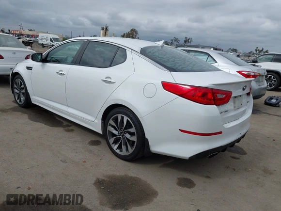 2015 Kia Optima SX with VIN 5XXGR4A70FG490244, listed as a IAAI auction lot 42076958 with 140,820 mi miles and . Bid and sale history available at DreamBid. Image 3.