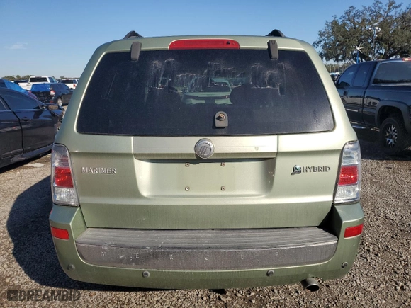 2009 Mercury Mariner Hybrid with VIN 4M2CU29379KJ12509, listed as a Copart auction lot 42384375 with 0 mi miles and Non Repairable. Bid and sale history available at carsss.com. Image 6.