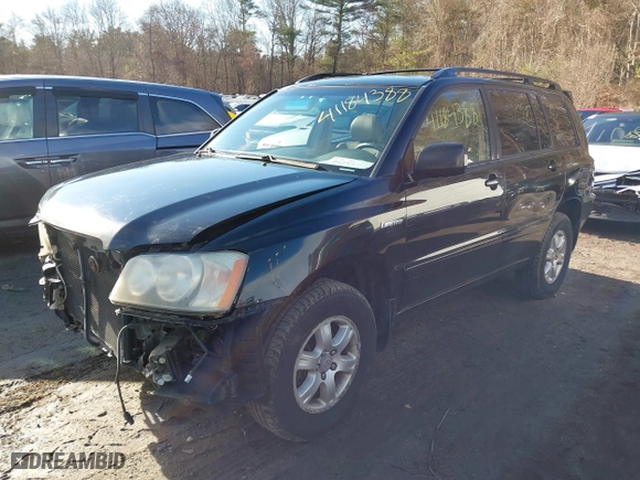 2003 Toyota Highlander with VIN JTEHF21AX30112437, listed as a IAAI auction lot 41184388 with 168,265 mi miles. Bid and sale history available at carsss.com. Image 2.