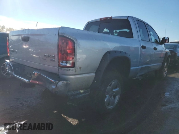 2004 Dodge 1500 SLT with VIN 1D7HU18D74S790076, listed as a Copart auction lot 84510574 with 231,039 mi miles and Non Repairable. Bid and sale history available at carsss.com. Image 3.