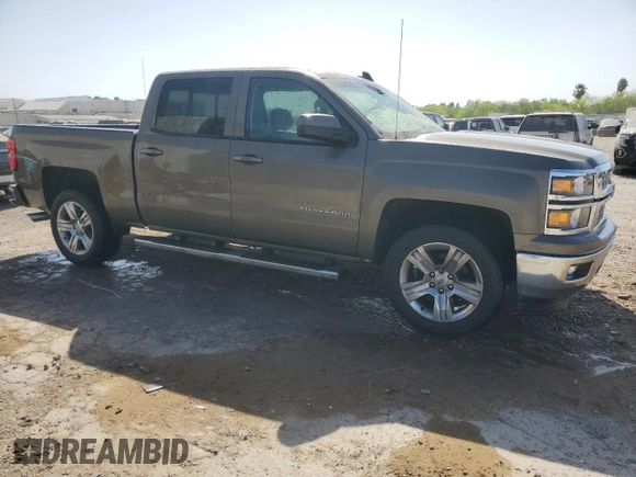 2014 Chevrolet Silverado 1500 LT with VIN 3GCPCREC5EG490869, listed as a Copart auction lot 49468275 with Not Provided miles and Salvage Title. Bid and sale history available at DreamBid. Image 4.