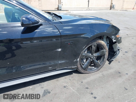 2022 Ford Mustang GT with VIN 1FA6P8CF3N5110805, listed as a IAAI auction lot 41943468 with 27,247 mi miles and . Bid and sale history available at carsss.com. Image 12.