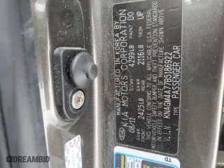 2011 Kia Optima LX with VIN KNAGM4A77B5186922, listed as a Copart auction lot 45537365 with 142,430 mi miles and Salvage Title. Bid and sale history available at carsss.com. Image 14.