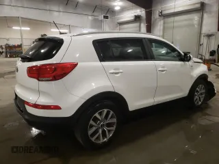 2016 Kia Sportage LX with VIN KNDPBCAC4G7856423, listed as a Copart auction lot 50978535 with 102,437 mi miles and Salvage Title. Bid and sale history available at carsss.com. Image 3.