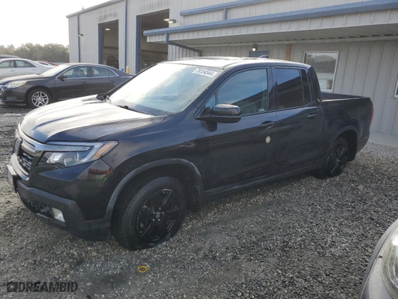 2018 Honda Ridgeline Black Edition with VIN 5FPYK3F87JB010451, listed as a Copart auction lot 78154544 with 69,497 mi miles and Salvage Title. Bid and sale history available at carsss.com. Image 1.