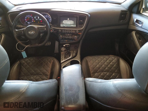 2014 Kia Optima SXL Turbo with VIN 5XXGR4A65EG277764, listed as a Copart auction lot 57944285 with 170,707 mi miles and Salvage title. Bid and sale history available at DreamBid. Image 8.