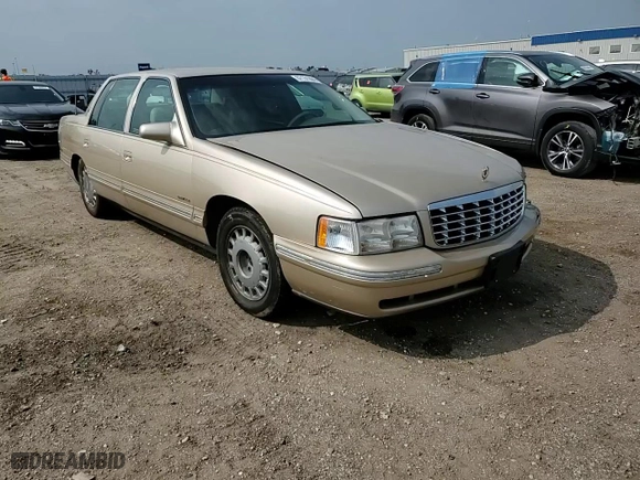1998 Cadillac DeVille with VIN 1G6KD54Y9WU785357, listed as a Copart auction lot 67131304 with 120,495 mi miles and Salvage Title. Bid and sale history available at carsss.com. Image 10.
