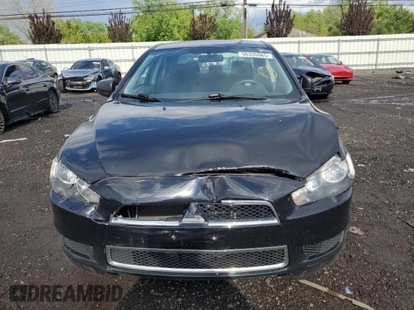 2012 Mitsubishi Lancer SE with VIN JA32V2FW8CU006609, listed as a Copart auction lot 56335965 with 128,218 mi miles and Salvage title. Bid and sale history available at DreamBid. Image 5.