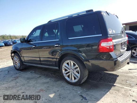 2015 Ford Expedition Platinum z VIN 1FMJU1MTXFEF42894, wystawiony jako Copart lot #51058815 z przebiegiem 130 673 mil mil oraz Szkoda całkowita • Salvage title. Historia ofert i sprzedaży dostępna na DreamBid. Obrazek 2.