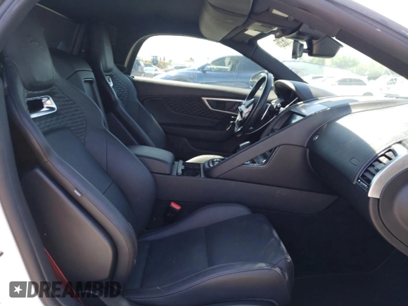 2021 Jaguar F-Type with VIN SAJD55FE7MCK75289, listed as a Copart auction lot 56250635 with 8,533 mi miles and Salvage Title. Bid and sale history available at DreamBid. Image 10.