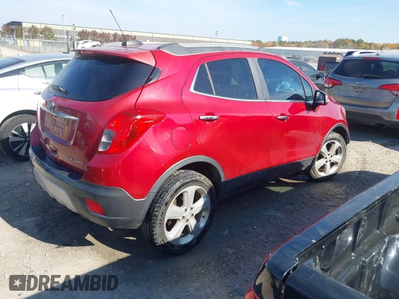 2015 Buick Encore with VIN KL4CJASB8FB263763, listed as a IAAI auction lot 40643355 with 91,215 mi miles. Bid and sale history available at carsss.com. Image 4.