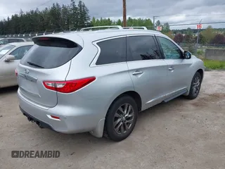 2014 Infiniti QX60 with VIN 5N1AL0MM3EC528187, listed as a IAAI auction lot 42126614 with 178,356 mi miles and . Bid and sale history available at carsss.com. Image 4.
