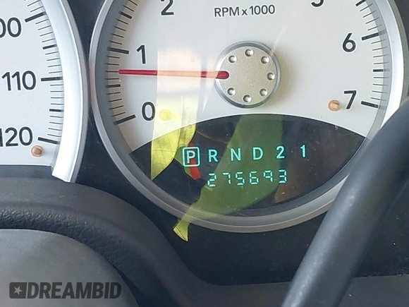 2007 Dodge Durango SLT with VIN 1D8HB48P77F549418, listed as a IAAI auction lot 42081636 with 275,693 mi miles and . Bid and sale history available at DreamBid. Image 7.