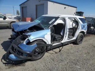 2023 Ford Police Interceptor Utility z VIN 1FM5K8AB3PGB37719, wystawiony jako Copart lot #72340194 z przebiegiem 7448 mil mil oraz Szkody całkowita. Historia ofert i sprzedaży dostępna na DreamBid. Obrazek 1.