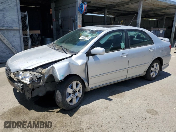 2005 Toyota Corolla CE with VIN 1NXBR30E25Z563171, listed as a Copart auction lot 60606715 with 205,219 mi miles and Salvage title. Bid and sale history available at DreamBid. Image 1.