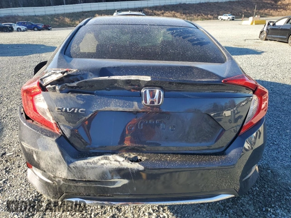 2019 Honda Civic LX with VIN 2HGFC2F62KH600818, listed as a Copart auction lot 50162865 with Not Provided miles and Salvage Title. Bid and sale history available at DreamBid. Image 6.
