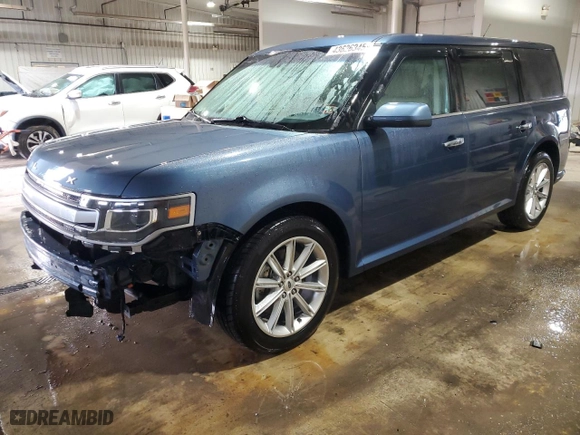 2019 Ford Flex Limited with VIN 2FMGK5D82KBA20446, listed as a Copart auction lot 43626345 with 97,951 mi miles and Salvage Title. Bid and sale history available at carsss.com. Image 1.