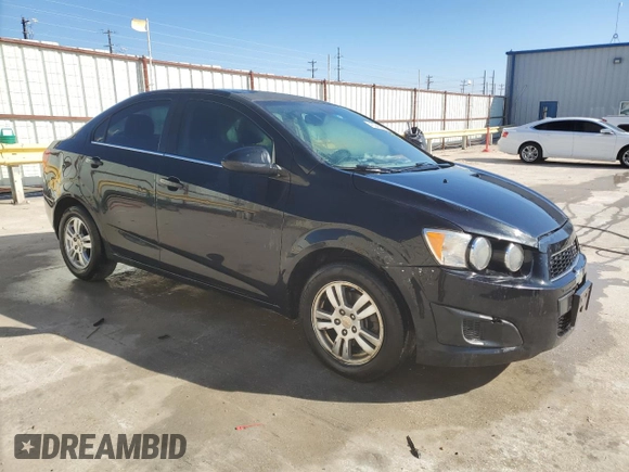 2013 Chevrolet Sonic LT with VIN 1G1JC5SB2D4145975, listed as a Copart auction lot 43541885 with 218,830 mi miles and Salvage Title. Bid and sale history available at DreamBid. Image 4.
