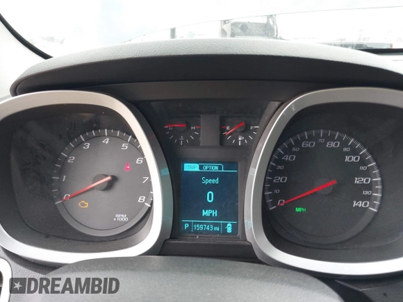 2013 Chevrolet Equinox LS with VIN 2GNALBEK0D1174864, listed as a IAAI auction lot 42060655 with 159,743 mi miles. Bid and sale history available at carsss.com. Image 7.